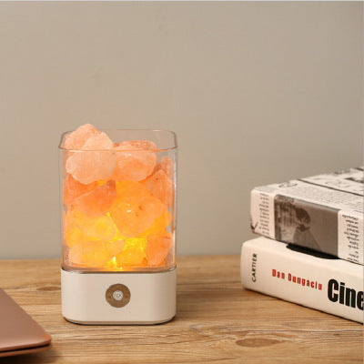 Salt Crystal LED Light