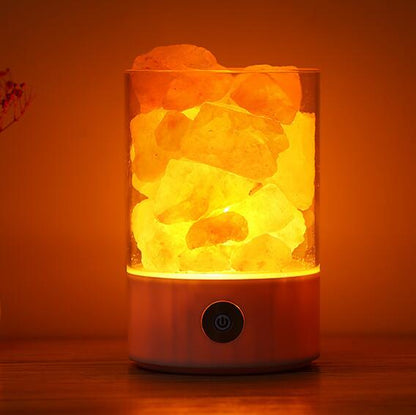 Salt Crystal LED Light