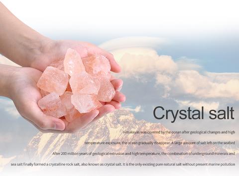 Salt Crystal LED Light