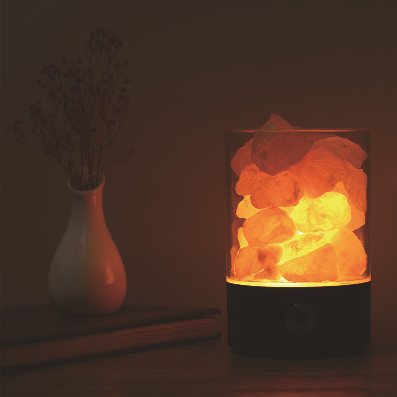 Salt Crystal LED Light