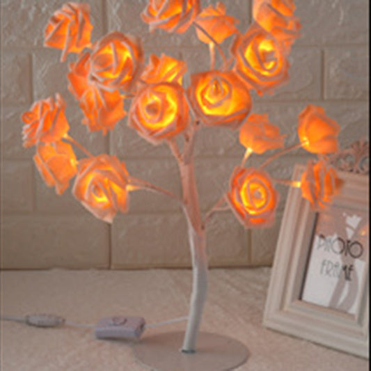 LED rose tree light